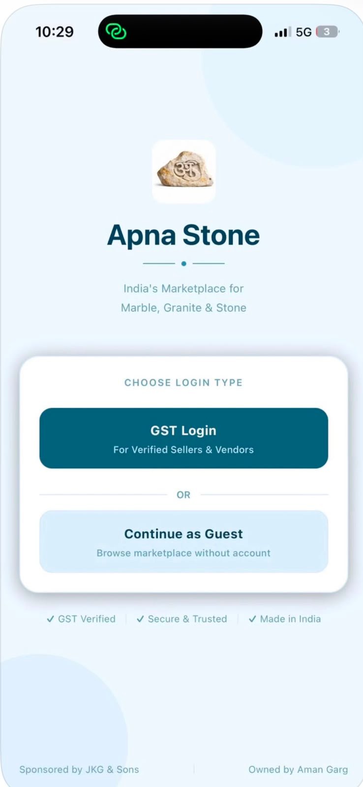 Apna Stone Multi-Vendor Marble Shopping App