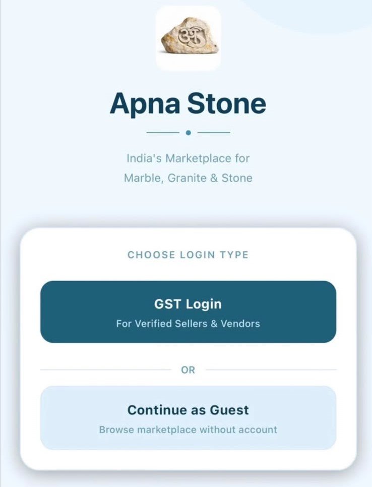 Apna Stone App - AI Marble Visualizer Interface