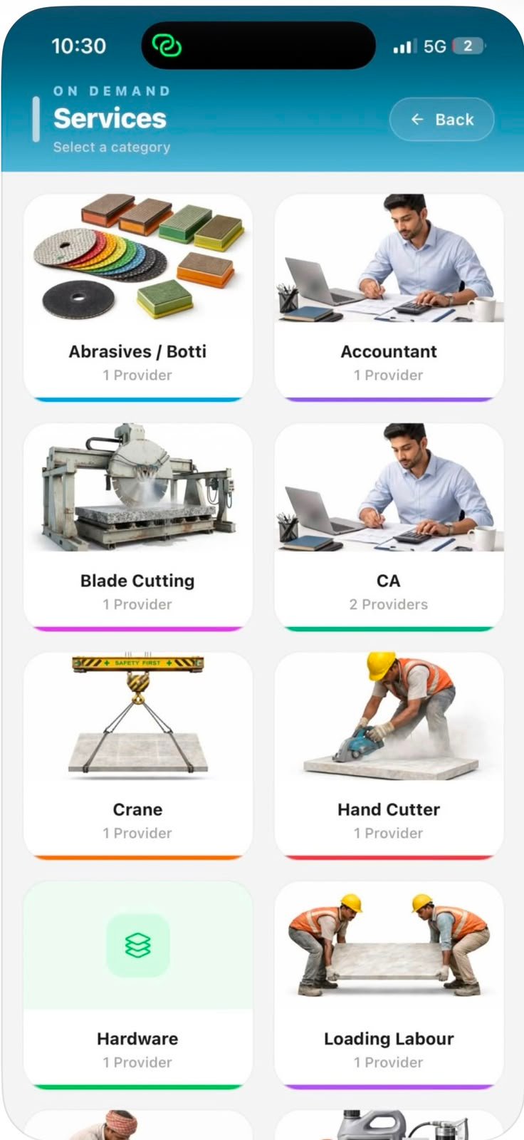 Apna Stone Home Screen & Marble Categories