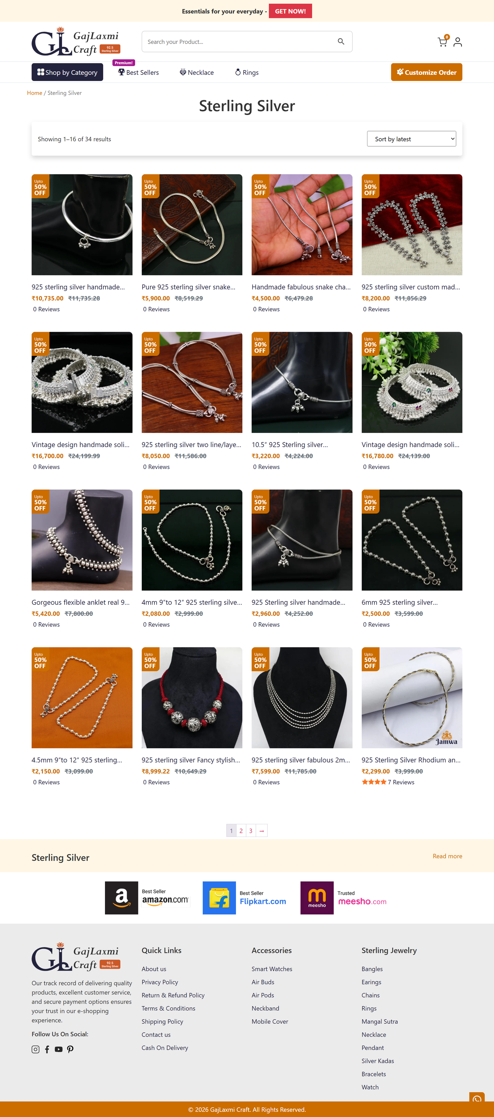 Best Sellers Product Grid