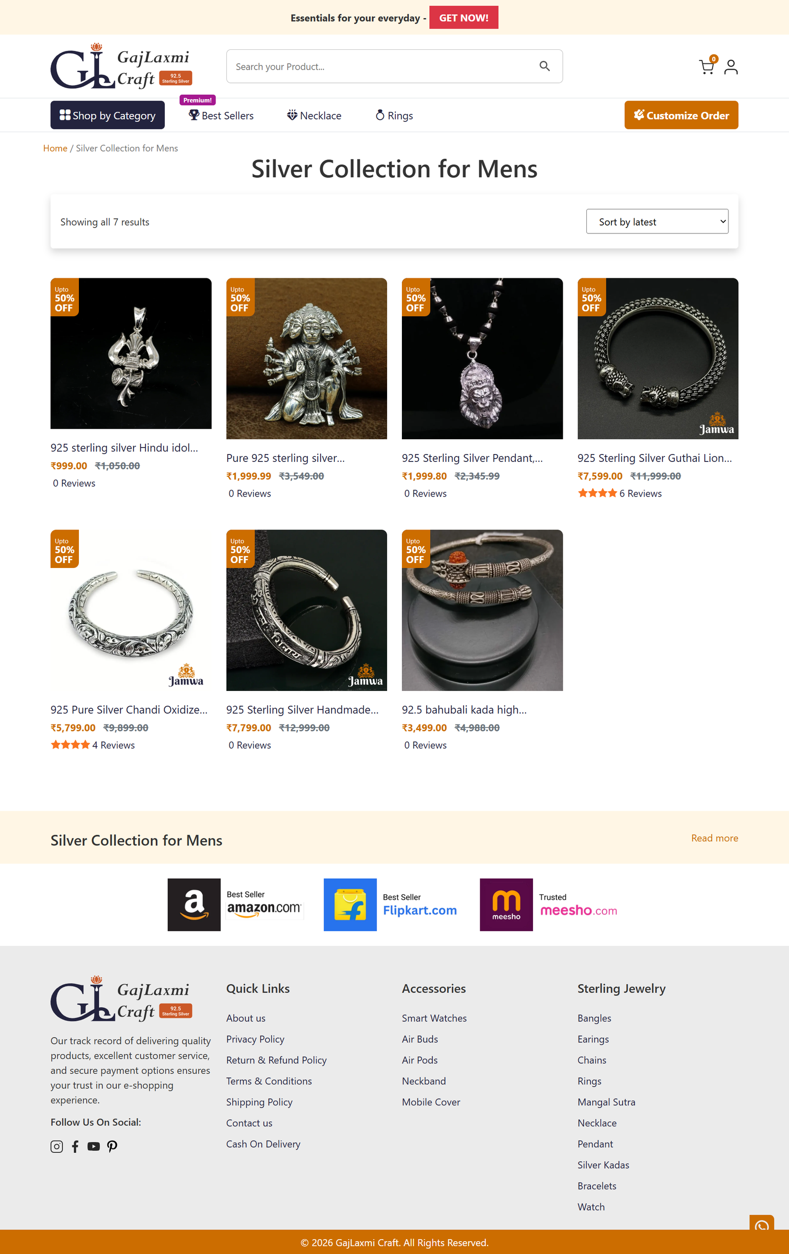 Best Sellers Product Grid