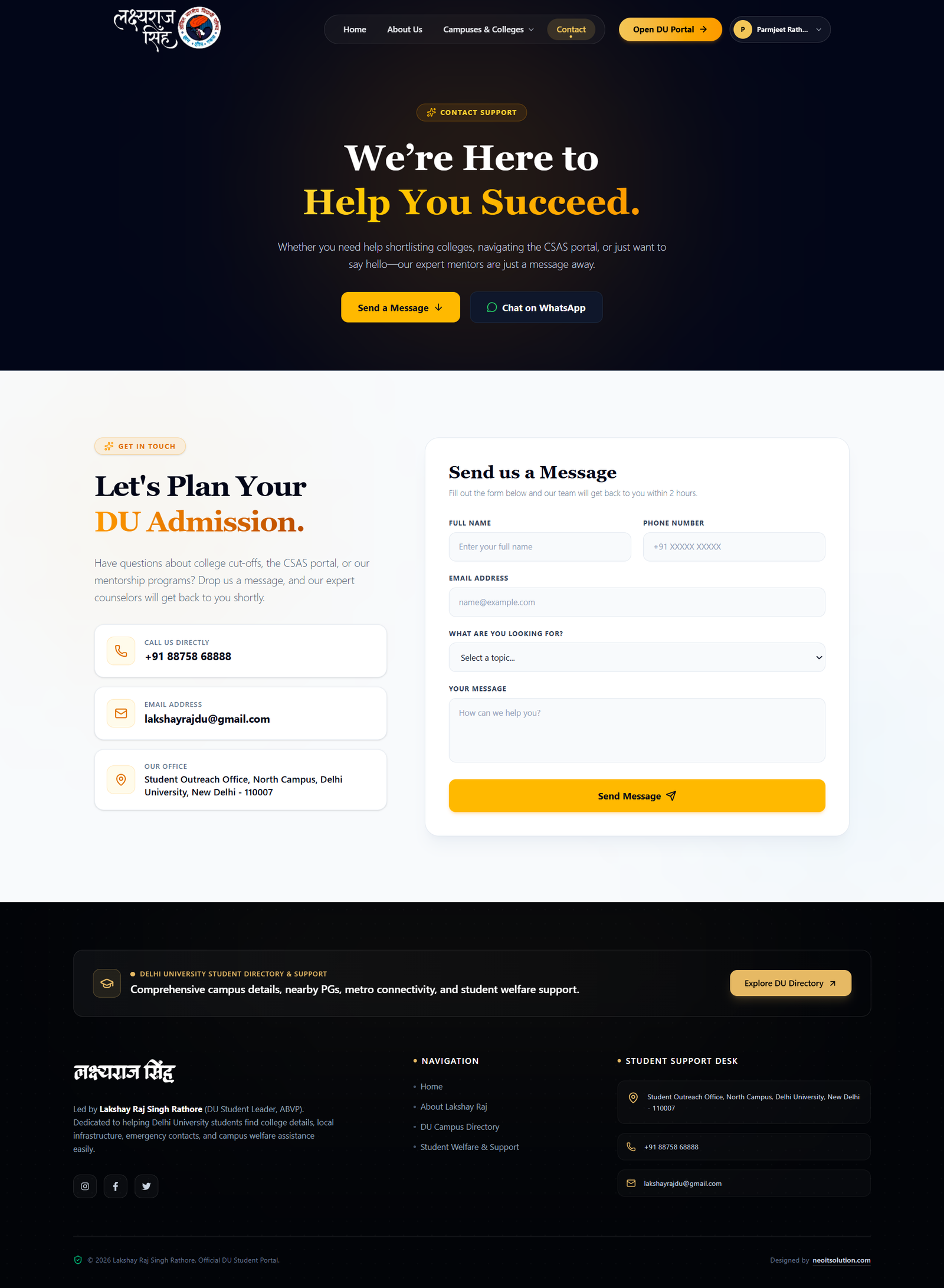 Secure Admin Management Dashboard