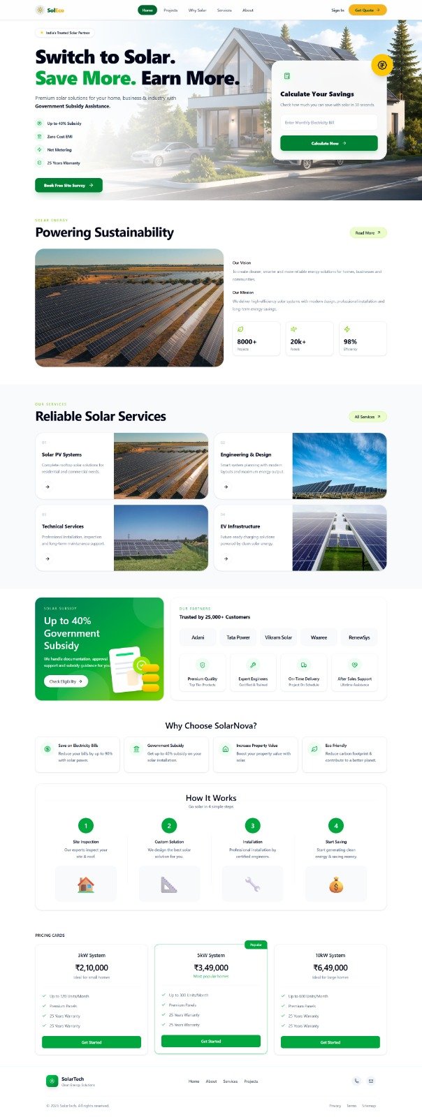 SolarEco Frontend and eMitra Portal
