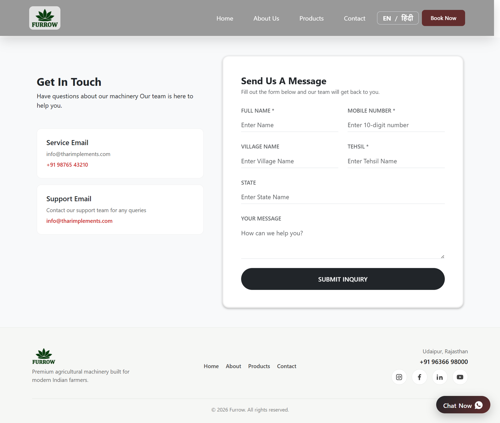 Bilingual Language Toggle Interface