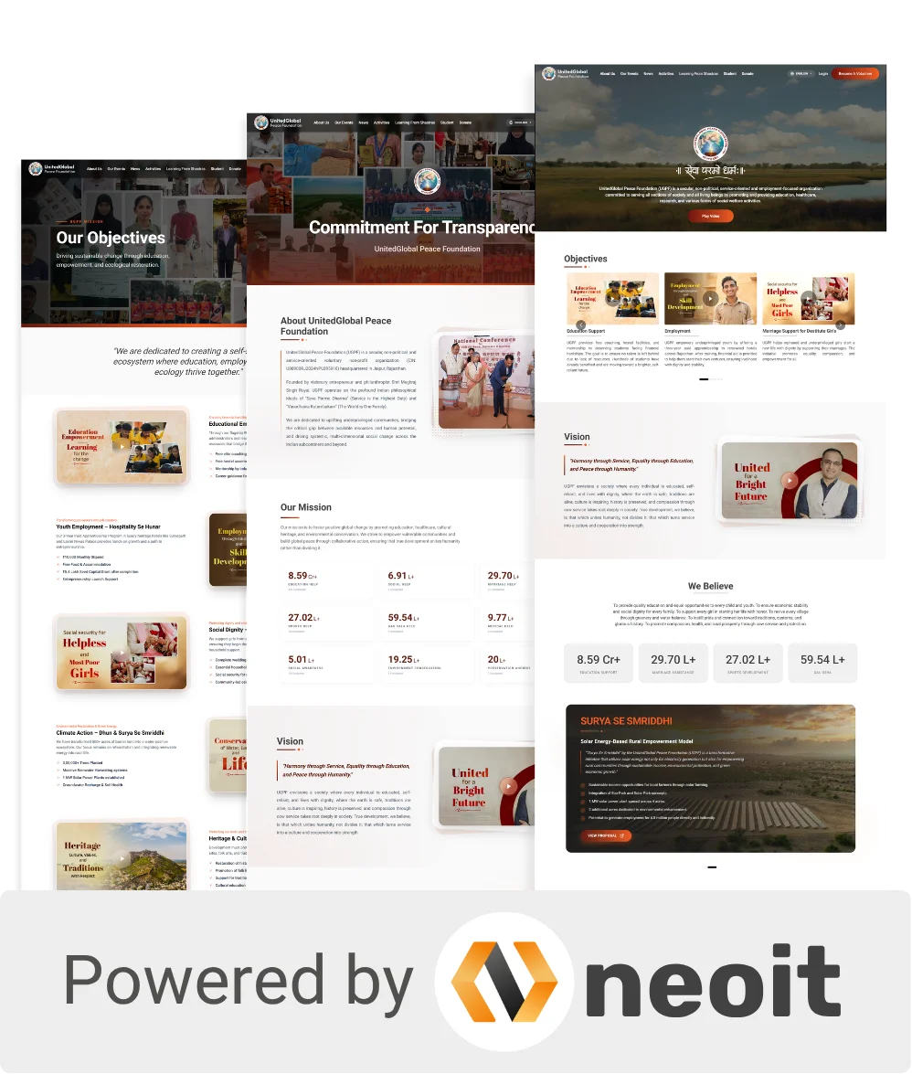 Enterprise Web Application UI